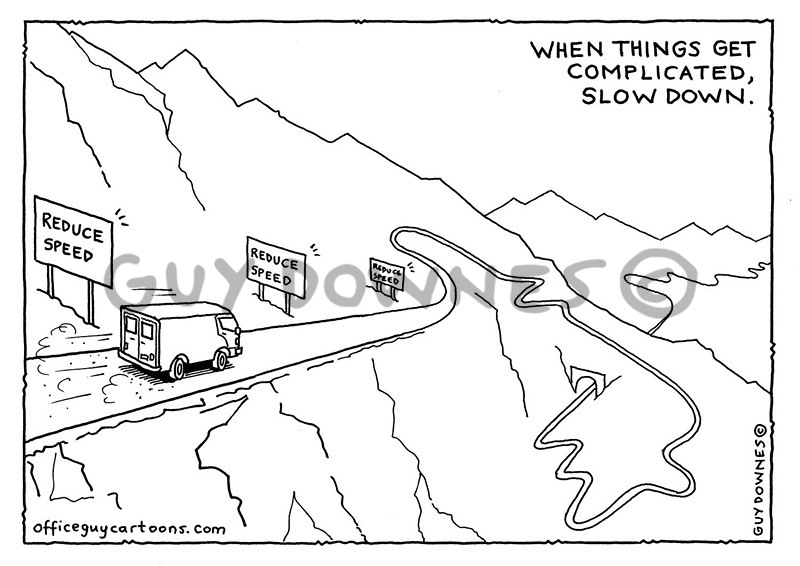 Reduce speed