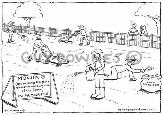 Is the grass really greener?