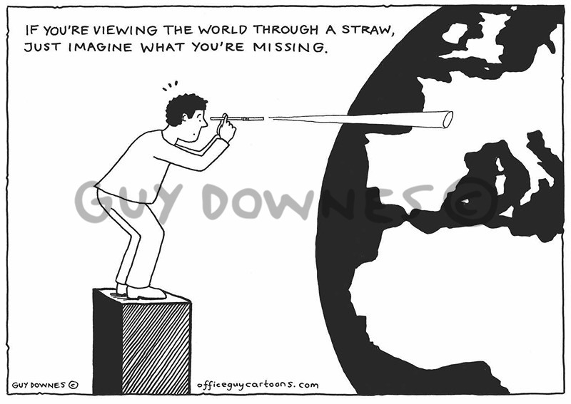 Through a Straw
