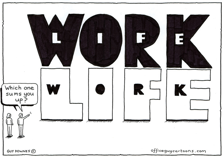 Work Life - Office Guy Cartoons
